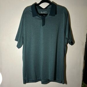 Teal Under Armour Under Armour Men's Threadborne Polo Polo Size 2XL